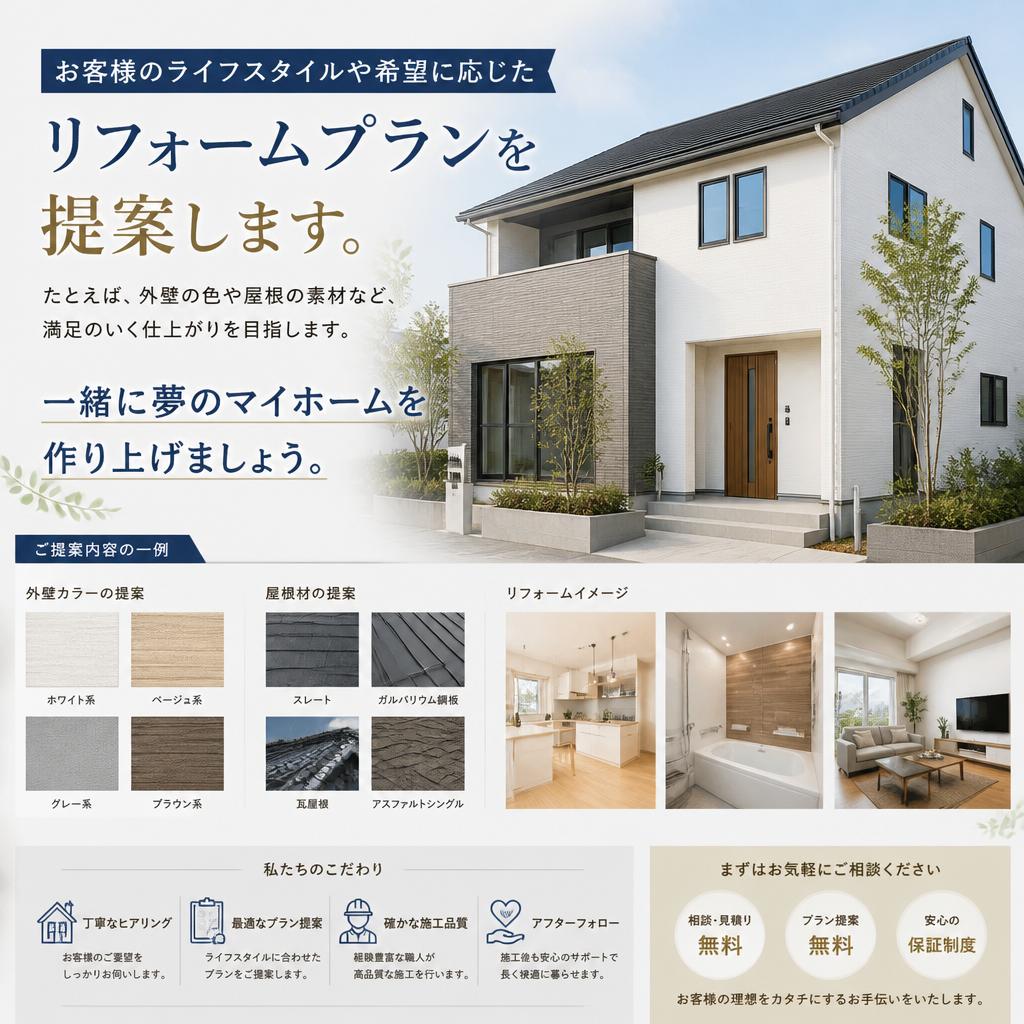 あなたの理想を叶えるリフォーム