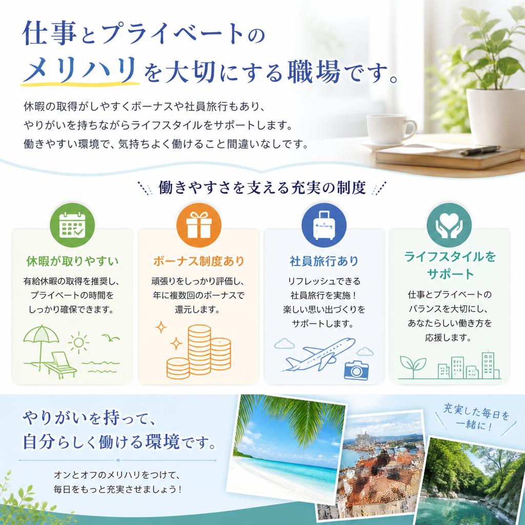 充実した職場環境