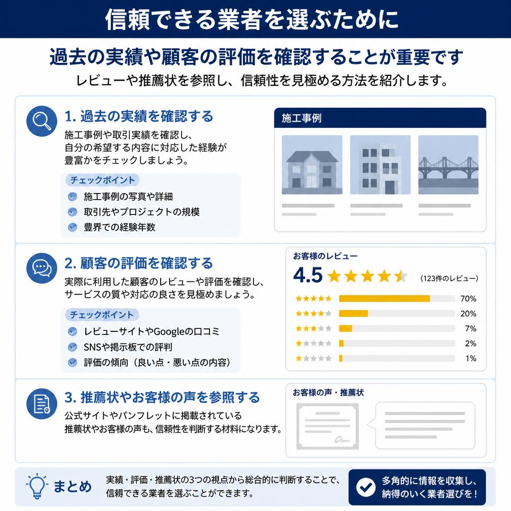 実績と評価の確認